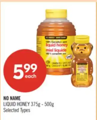 Shoppers Drug Mart NO NAME LIQUID HONEY offer