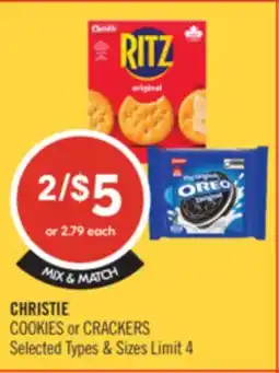 Shoppers Drug Mart CHRISTIE COOKIES or CRACKERS offer