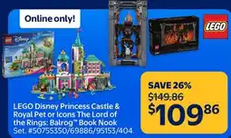 Walmart LEGO Disney Princess Castle & Royal Pet offer