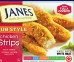 Walmart Janes Pub Style breaded chicken strips offer