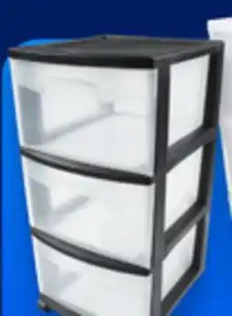 Walmart Sterilite 3-Drawer medium cart offer