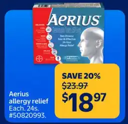 Walmart Aerius Allergy Relief offer