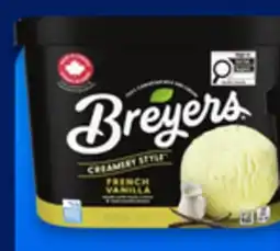 Walmart Breyers Creamery Style frozen dessert tubs offer