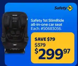 Walmart Safety 1st SlimRide all-in-one car seat offer