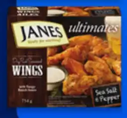 Walmart Janes Ultimates chicken wings offer