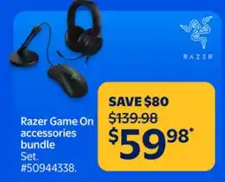 Walmart Razer Game On accessories bundle offer