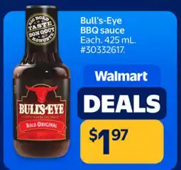 Walmart Bull's-Eye BBQ sauce offer