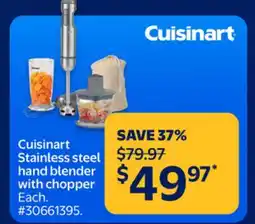 Walmart Cuisinart Stainless Steel Hand Blender with Chopper offer