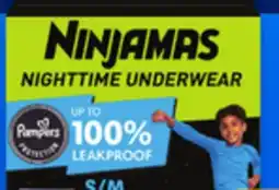 Walmart Ninjamas superpack nighttime underwear offer