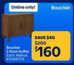 Walmart Bouclair 2-Door buffet offer