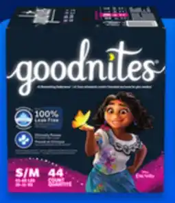 Walmart Goodnites superpack nighttime underwear offer