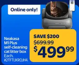 Walmart Neakasa M1 Plus Self-cleaning Cat Litter Box offer