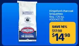 Walmart Kingsford charcoal briquettes offer