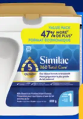 Walmart Similac 360 Total Care step 1 or 2 powder infant formula offer