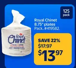 Walmart Royal Chinet 8.75 plates offer