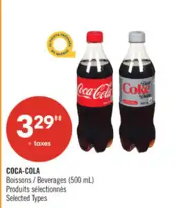 Pharmaprix COCA-COLA Beverages (500 mL) offer