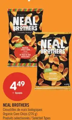Pharmaprix NEAL BROTHERS Organic Corn Chips offer