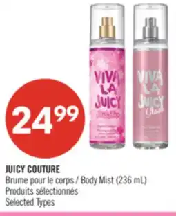 Pharmaprix JUICY COUTURE Body Mist offer