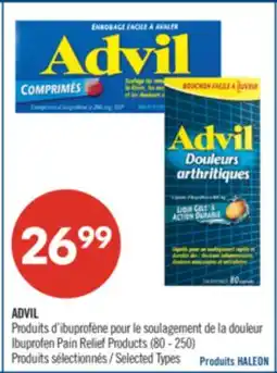 Pharmaprix ADVIL Ibuprofen Pain Relief Products offer