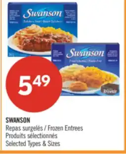 Pharmaprix SWANSON Frozen Entrees offer