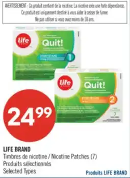 Pharmaprix LIFE BRAND Nicotine Patches offer