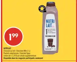 Pharmaprix NUTRILAIT Chocolate Milk offer