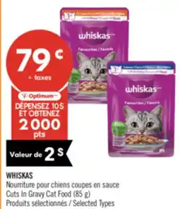 Pharmaprix WHISKAS Cuts In Gravy Cat Food offer