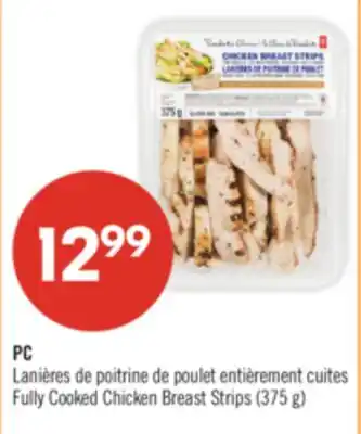 Pharmaprix PC Fully Cooked Chicken Breast Strips offer