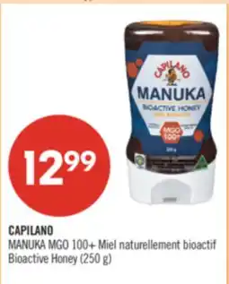 Pharmaprix CAPILANO MANUKA MGO 100+ Bioactive Honey 250g offer