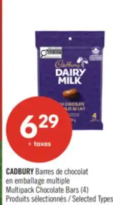 Pharmaprix CADBURY Multipack Chocolate Bars offer