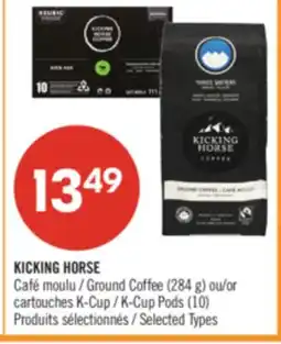 Pharmaprix KICKING HORSE Ground Coffee (284 g) or K-Cup Pods (10) offer