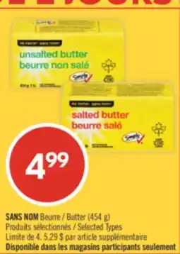 Pharmaprix NO NAME Butter offer