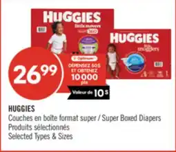 Pharmaprix HUGGIES Super Boxed Diapers offer