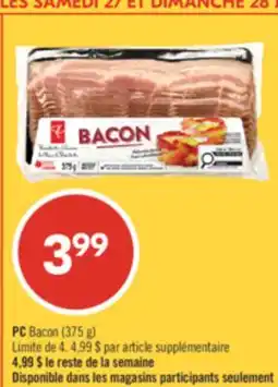 Pharmaprix PC Bacon offer