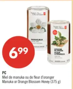 Pharmaprix PC Manuka or Orange Blossom Honey (375 g) offer