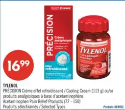 Pharmaprix TYLENOL Cooling Cream (113 g) or Acetaminophen Pain Relief Products (72 - 150) offer
