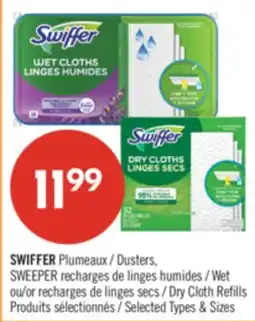 Pharmaprix SWIFFER Dusters, SWEEPER Wet or Dry Cloth Refills offer