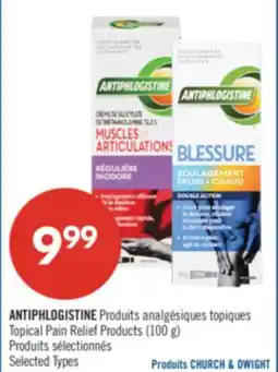 Pharmaprix ANTIPHLOGISTINE Topical Pain Relief Products offer