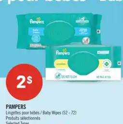 Pharmaprix PAMPERS Baby Wipes offer