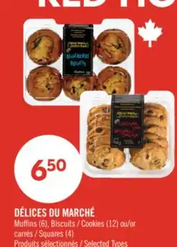 Pharmaprix DÉLICES DU MARCHÉ Muffins 6 Biscuits 12 carrés 4 offer