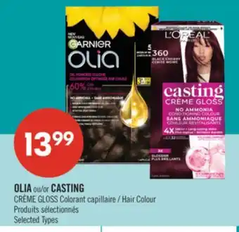 Pharmaprix OLIA or CASTING CRÈME GLOSS Hair Colour offer