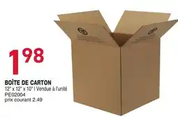 Matério BOÎTE DE CARTON offer