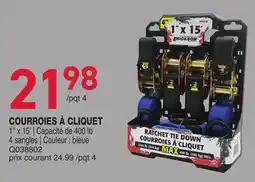 Matério COURROIES À CLIQUET offer