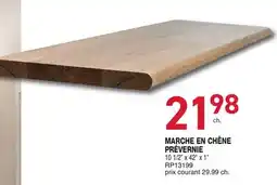 Matério MARCHE EN CHÊNE PRÉVERNIE offer