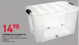 Matério CONTENANT EN PLASTIQUE offer