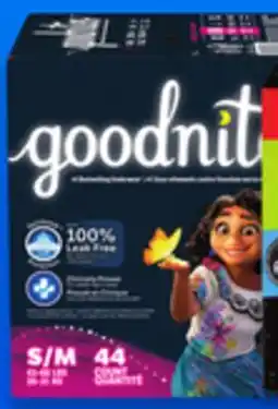 Walmart Goodnites superpack nighttime underwear offer
