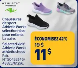 Walmart Selected kids' Athletic Works athletic shoes offer