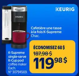 Walmart K-Supreme single-serve K-Cup pod offer