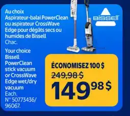Walmart Bissell PowerClean stick vacuum offer