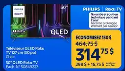 Walmart 50 QLED Roku TV offer